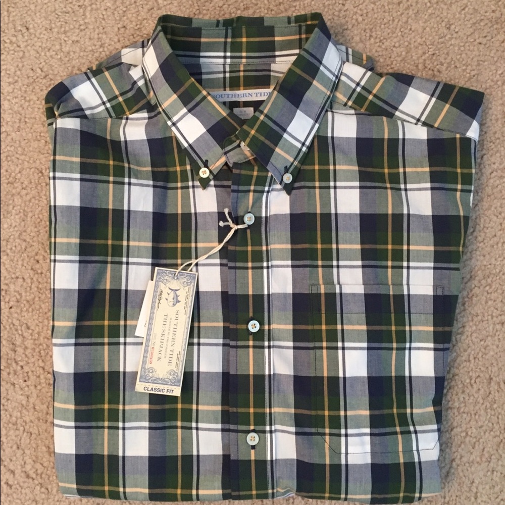 Southern Tide Evergreen Classic Fit Button-Down